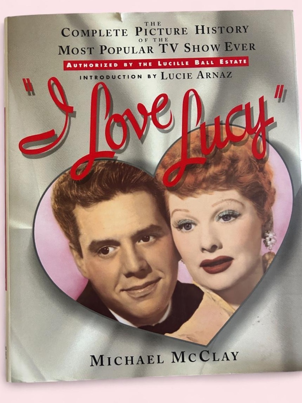 I Love Lucy Hardcover Book – Silver and Red Cover